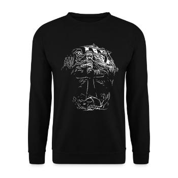 Nordic power - Unisex Sweatshirt - black - Front - Alina (178cm) & Michal (187cm)