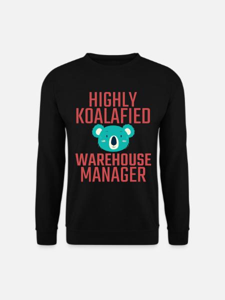 Warehouse Manager Koalafied - Unisex Sweatshirt - black