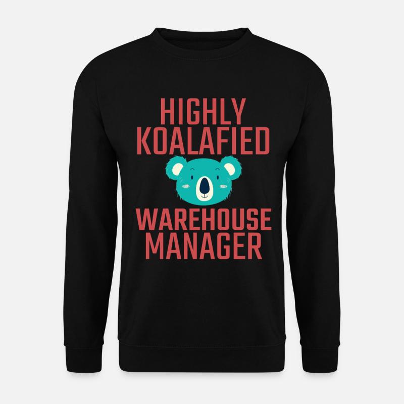 Warehouse Manager Koalafied - Unisex Pullover - Schwarz