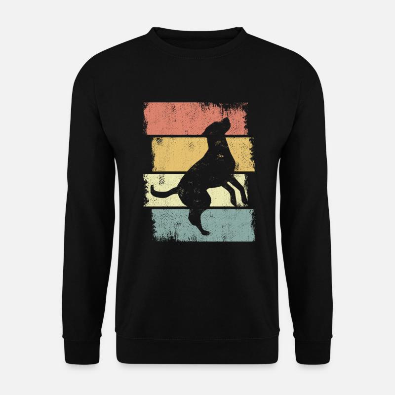 Hund Zeichnung - Unisex Pullover - Schwarz