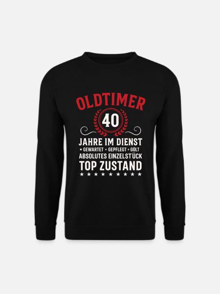 Anniversaire de l’entreprise 40 ans Anniversaire - Sweat-shirt Unisexe - noir