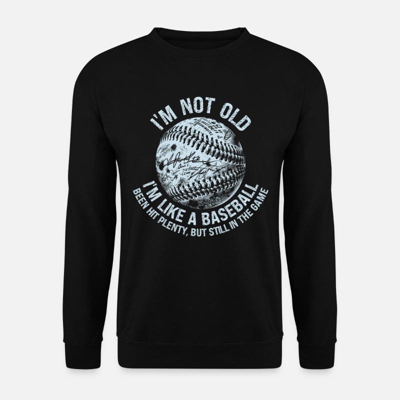 Baseball Humor Zitat Design - Unisex Pullover - Schwarz