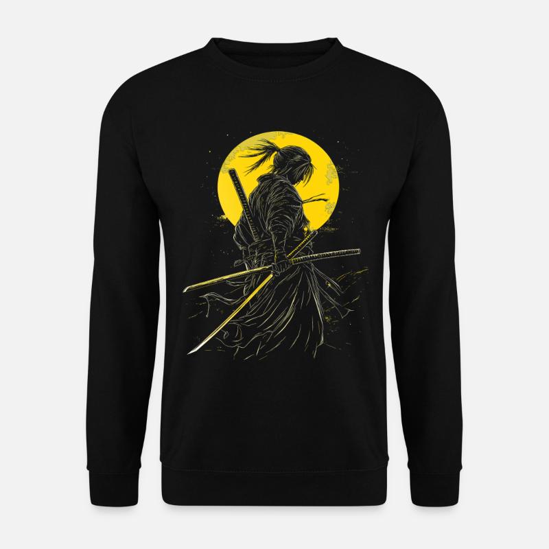 Samurai anime - Unisex Pullover - Schwarz