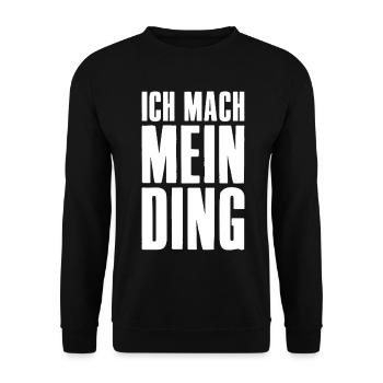 I'll do my thing! Online Business Affiliate - Unisex Sweatshirt - black - Front - Alina (178cm) & Michal (187cm)