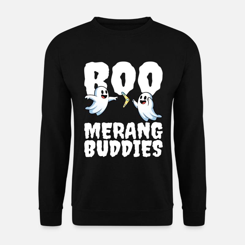 BOO-MERANG BUDDIES - GEIST HALLOWEEN - Unisex Pullover - Schwarz