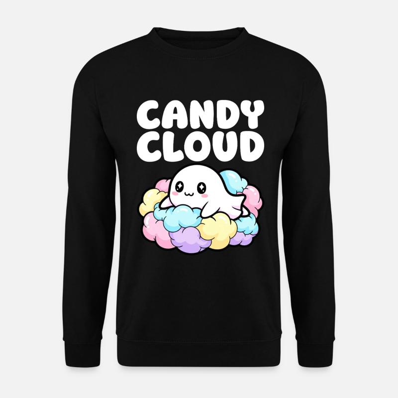 CANDY CLOUD - GHOST HALLOWEEN - Unisex Sweatshirt - black