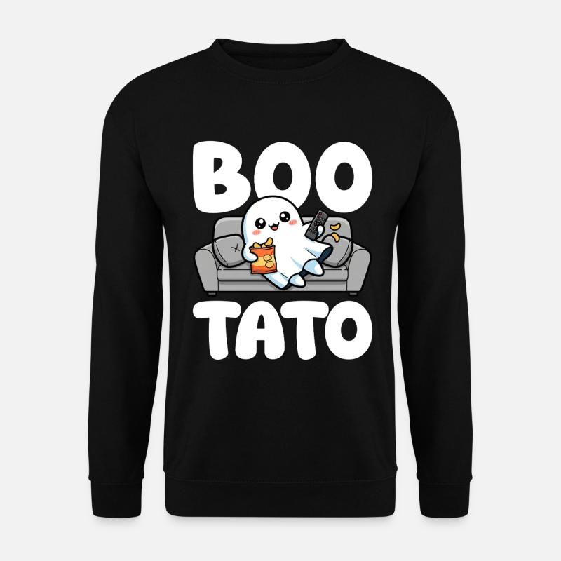 BOO-TATO - GEIST HALLOWEEN - Unisex Pullover - Schwarz