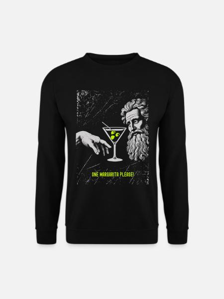 Classical Genius Margarita Design - Unisex Sweatshirt - black