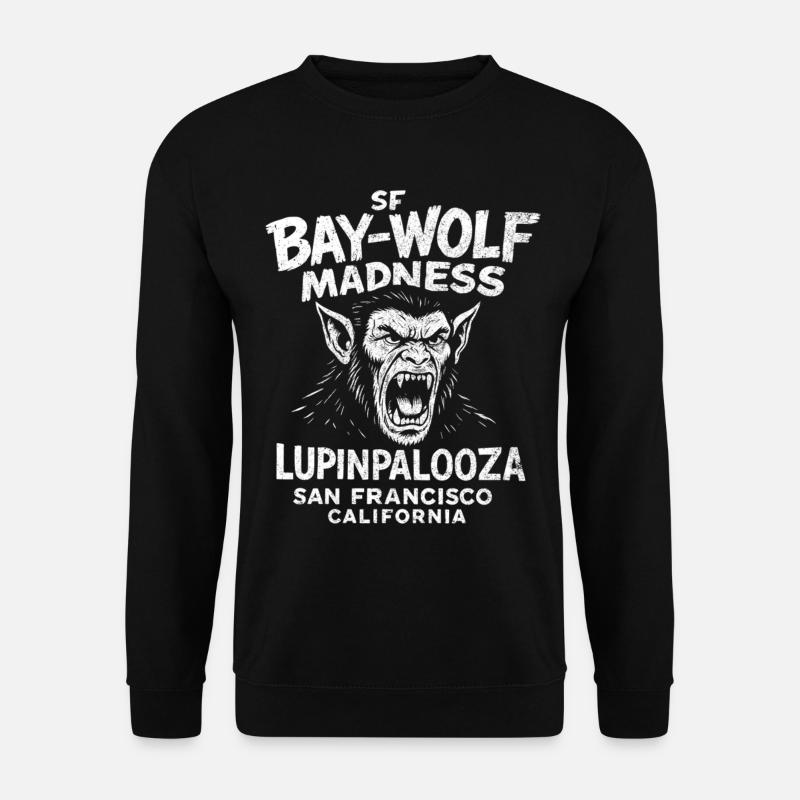 SF Bay Wolf Madness Werewolf - Unisex Sweatshirt - black