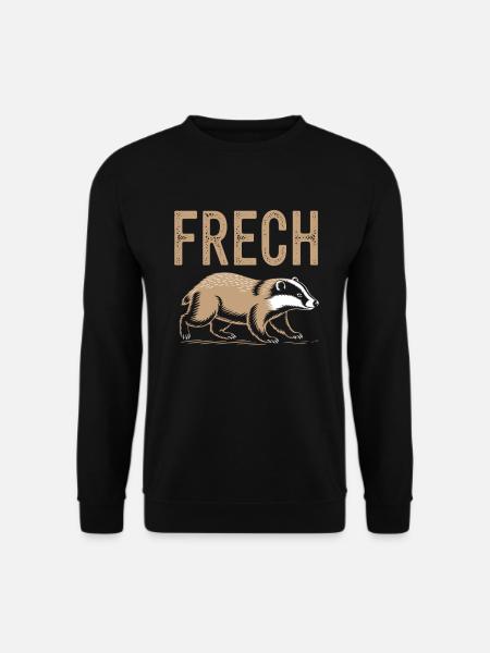 Frechdachs - Unisex Pullover - Schwarz