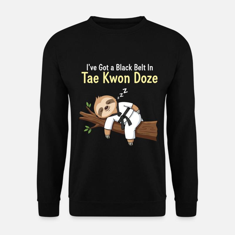 Ich habe einen schwarzen Gürtel in Taekwon Doze - Unisex Pullover - Schwarz