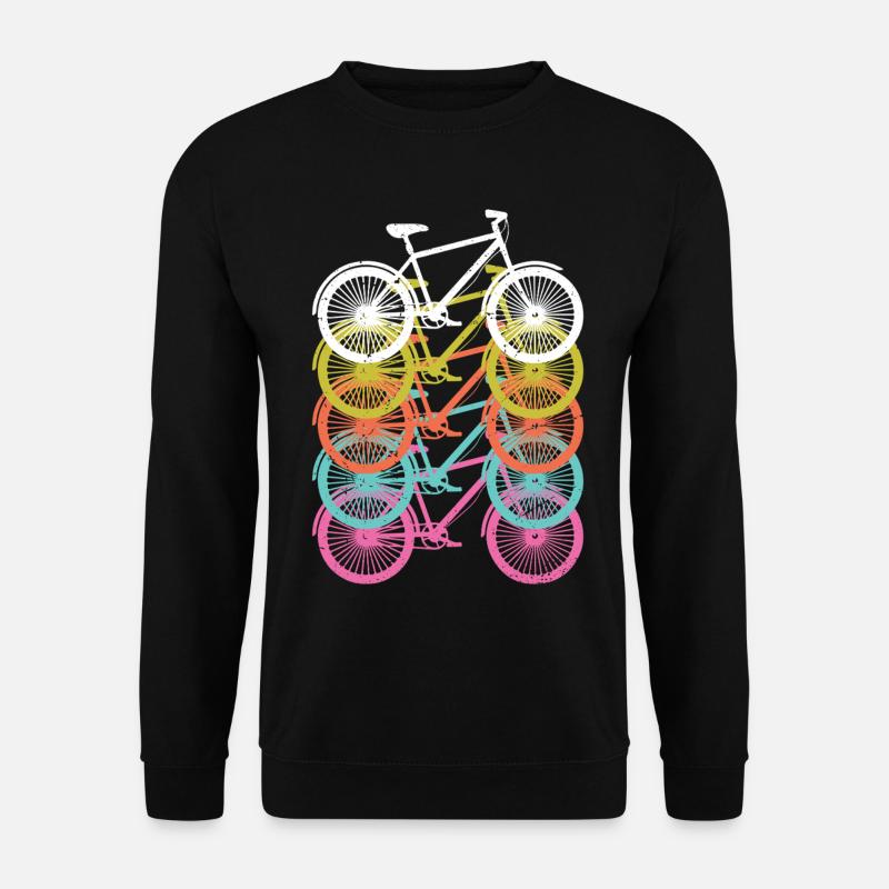 Cycling Retro Vintage - Unisex Pullover - Schwarz