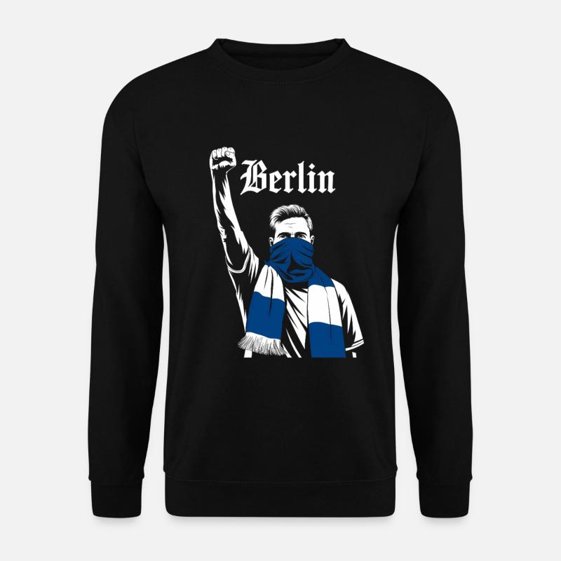 Berliner Demonstration Motiv - Unisex Pullover - Schwarz
