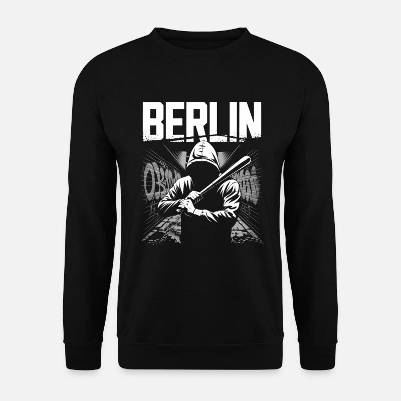 Berlin Street Art Graffiti Design - Unisex Sweatshirt - black