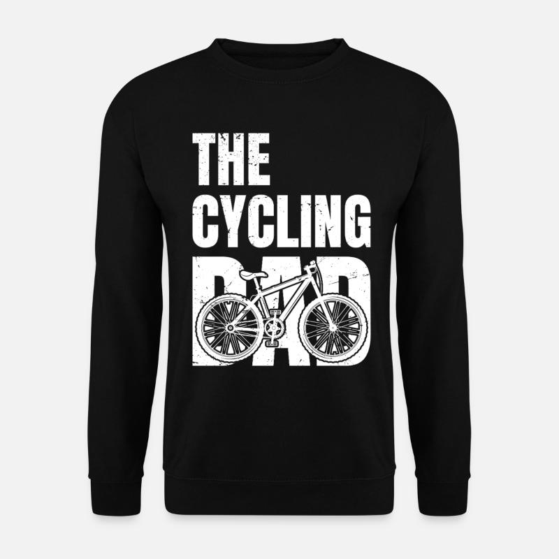 the cycling dad - Unisex Pullover - Schwarz