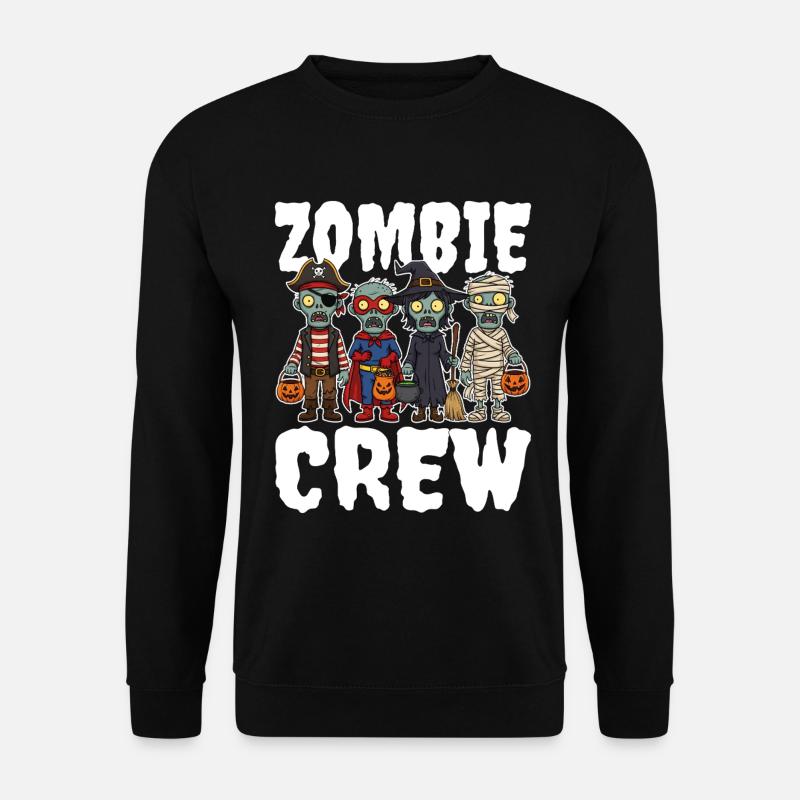 ZOMBIE CREW - ZOMBIE HALLOWEEN - Unisex Sweatshirt - black