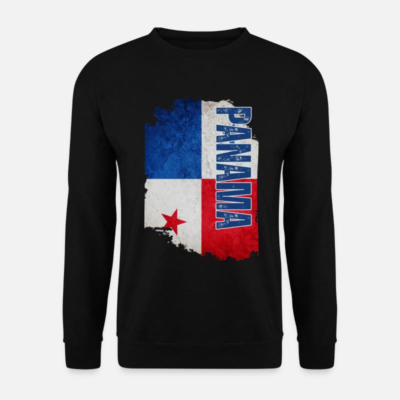Drapeau panaméen, j’adore le Panama - Sweat-shirt Unisexe - noir