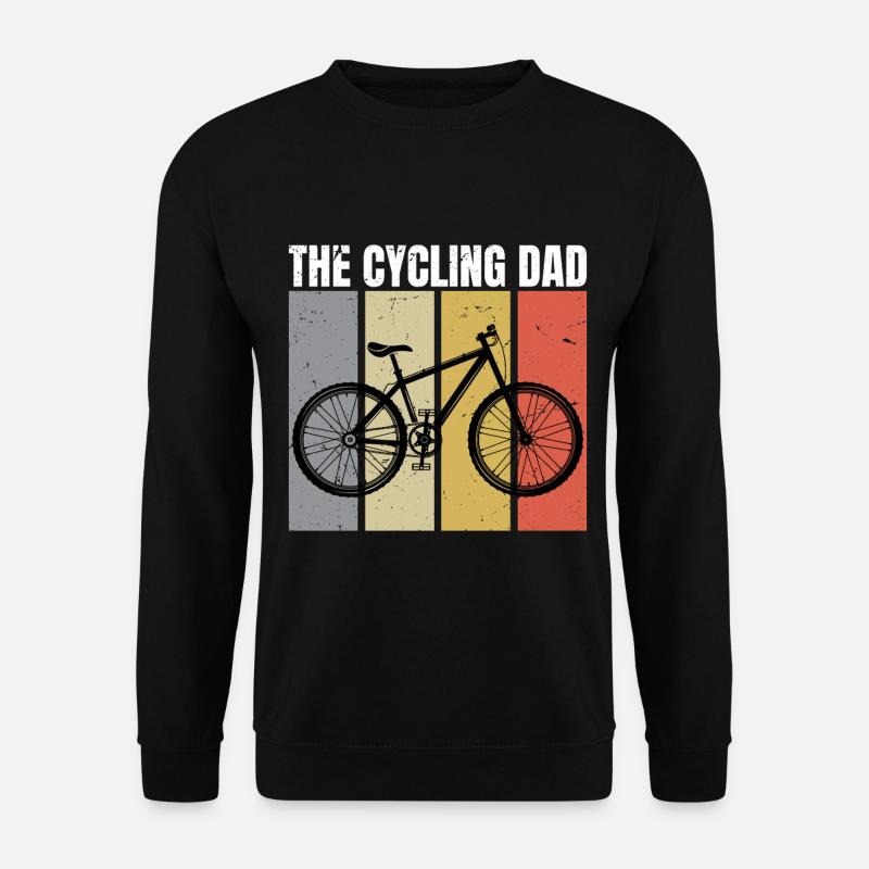 The cycling dad - Unisex Pullover - Schwarz
