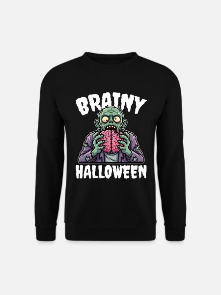 BRAINY HALLOWEEN - ZOMBIE HALLOWEEN - Unisex Sweatshirt - black