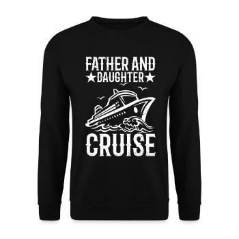 Croisière père et fille - Sweat-shirt Unisexe - noir - Devant - Alina (178cm) & Michal (187cm)