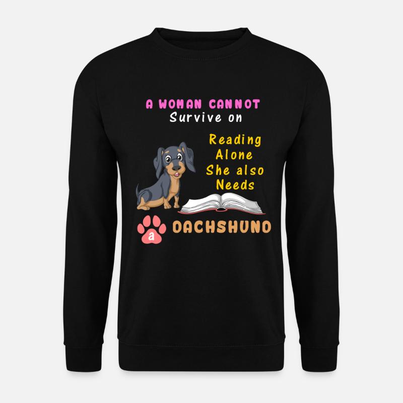 Dachshund  - Unisex Sweatshirt - black