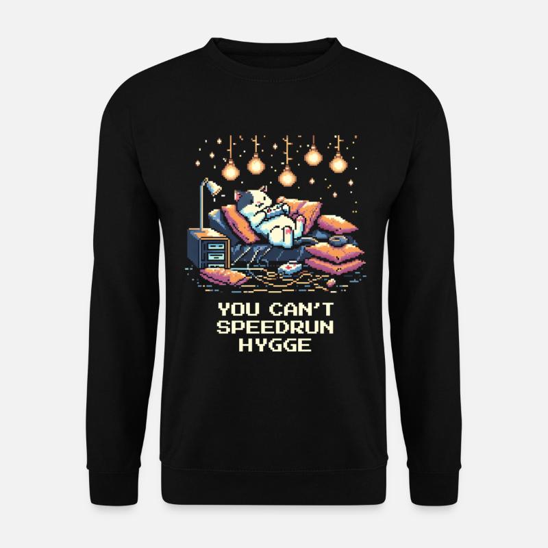No speedrun at Hygge - Unisex Sweatshirt - black