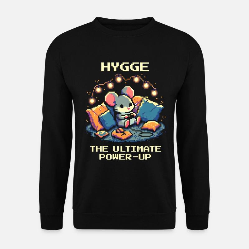 Hygge: The ultimate power-up - Unisex Sweatshirt - black