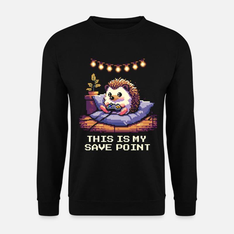 Mon point de sauvegarde Hygge - Sweat-shirt Unisexe - noir