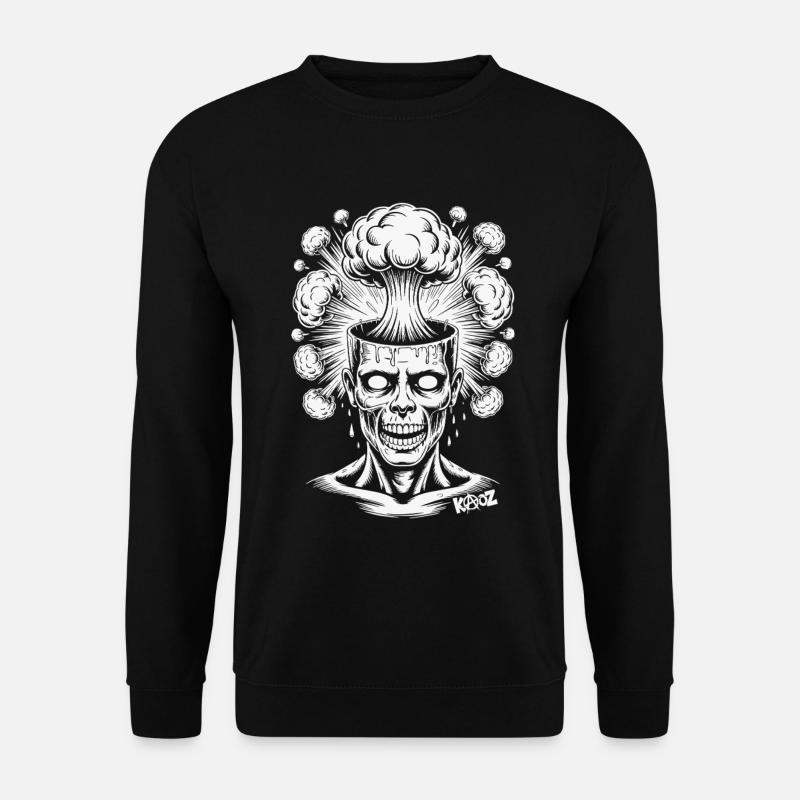 Kreative Explosion und Comic Illustration - Unisex Pullover - Schwarz
