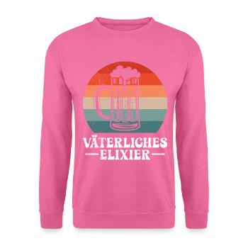 Fatherhood FATHERLY ELIXIR Funny - Unisex Sweatshirt - pink - Front
