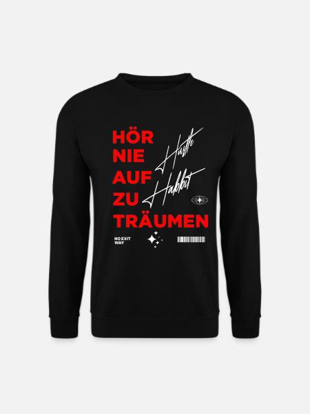 Motivational Trend Graphic Print Design - Unisex Sweatshirt - black