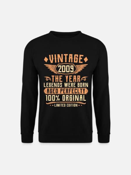 Millésime 16e anniversaire - Promotion 2009 - Sweat-shirt Unisexe - noir