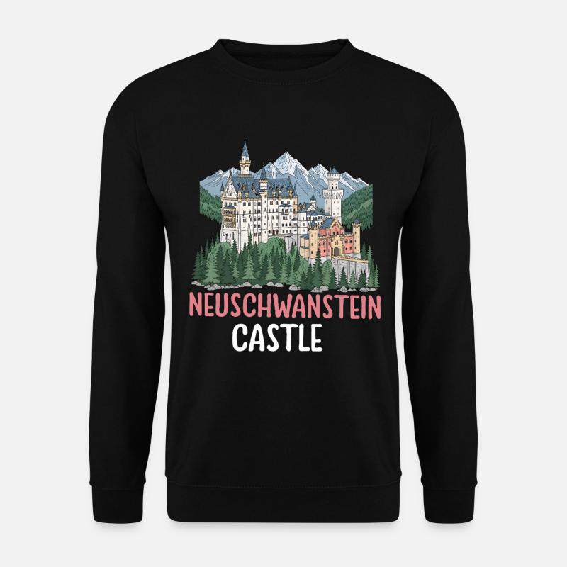 Neuschwanstein Castle - Unisex Sweatshirt - black