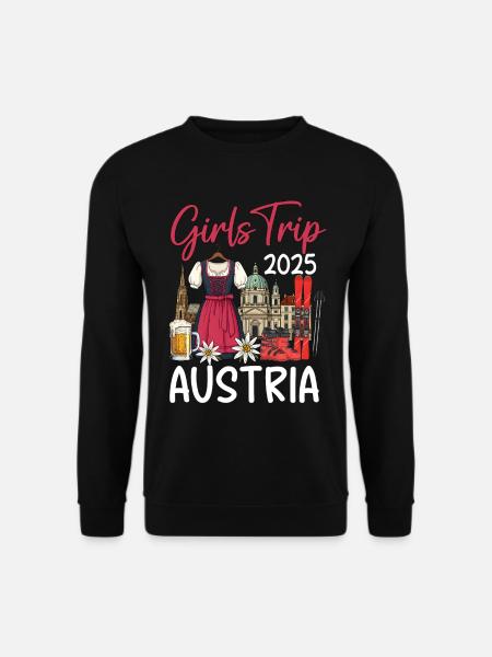 Girls Trip 2025 Austria - Unisex Sweatshirt - black