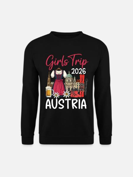 Girls Trip 2026 Austria - Unisex Sweatshirt - black