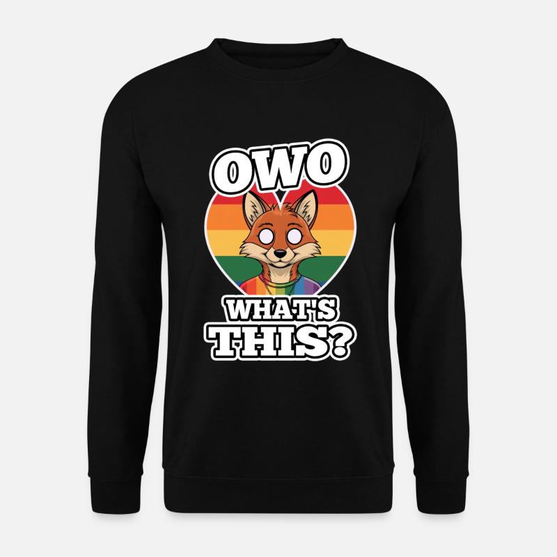 OwO What's This? - Unisex Pullover - Schwarz