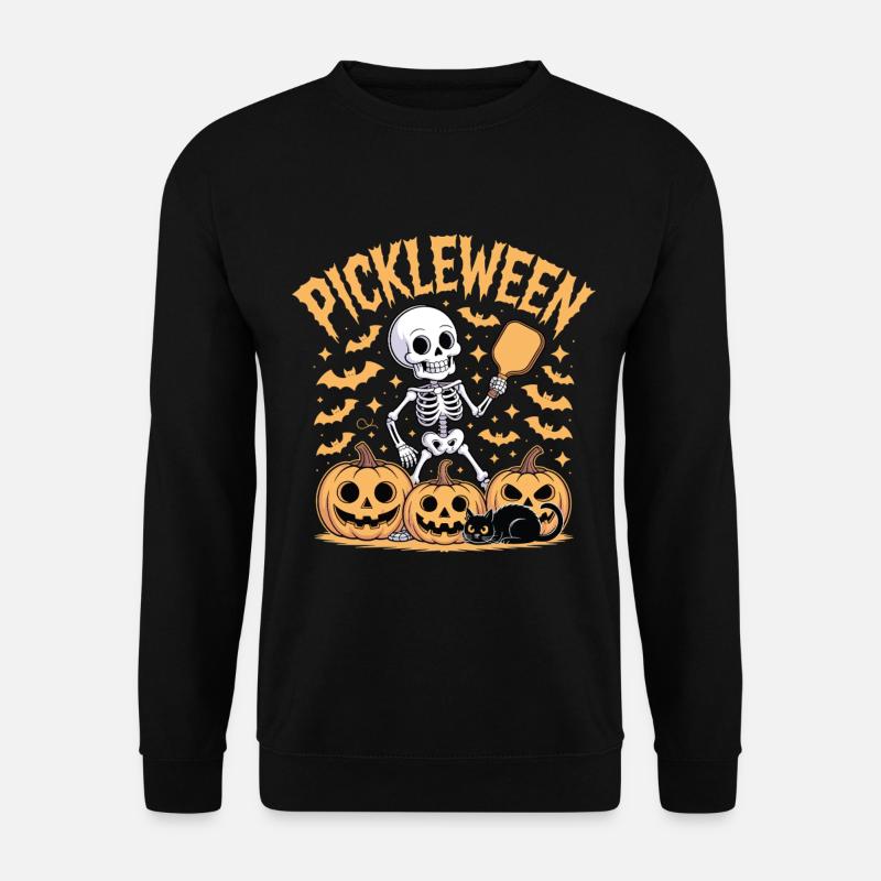 Pickleween Pickleball Halloween - Unisex Sweatshirt - black