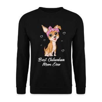 Meilleure maman chihuahua de tous les temps - Fête des mères - Sweat-shirt Unisexe - noir - Devant - Alina (178cm) & Michal (187cm)