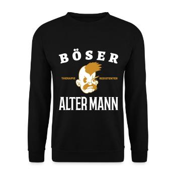 Vieil homme maléfique - Sweat-shirt Unisexe - noir - Devant - Alina (178cm) & Michal (187cm)