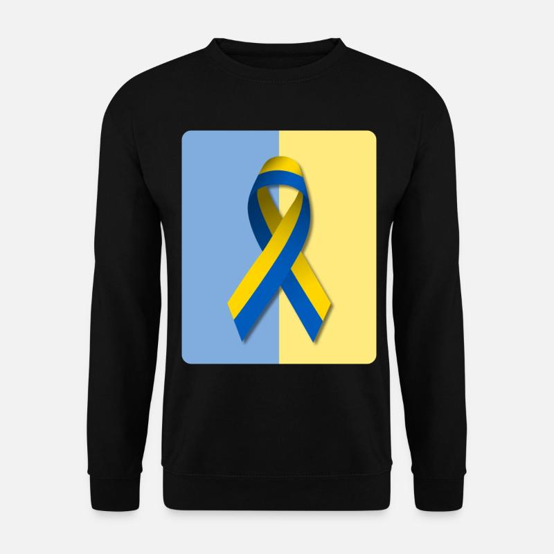 Frieden für die Ukraine - Unisex Pullover - Schwarz