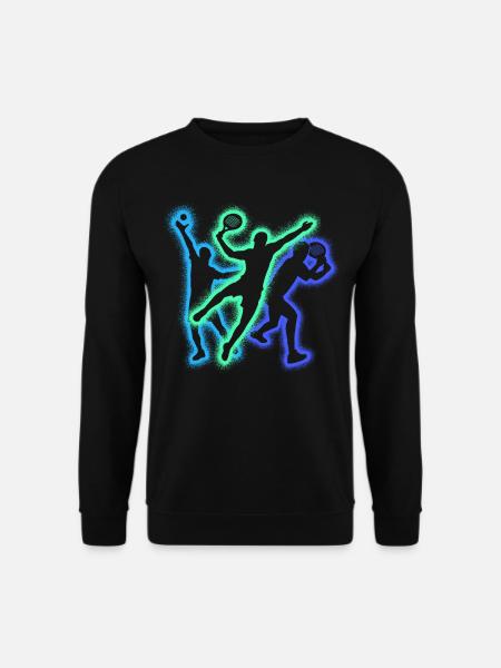 Padel-Tennis Padeltennis Silhouetten Padel - Unisex Pullover - Schwarz