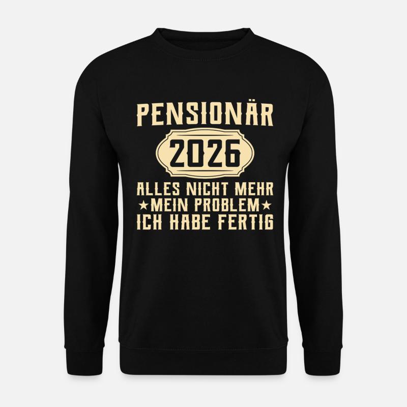 Retraité 2026 - Adieu collègue - Sweat-shirt Unisexe - noir