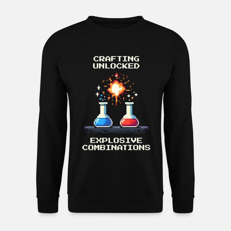 Crafting – explosive combinations | Chemistry - Unisex Sweatshirt - black