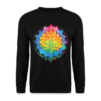 Mindfulness Affirmation Emotional Resilience - Unisex Sweatshirt - black - Front - Alina (178cm) & Michal (187cm)