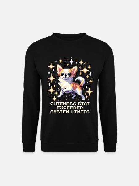 Cuteness value across system boundaries | Chihuahua - Unisex Sweatshirt - black