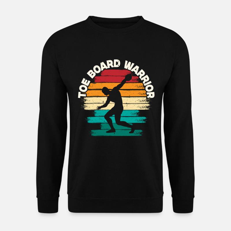 Kugelstoßen Kugelstoß Toe Board Warrior - Unisex Pullover - Schwarz