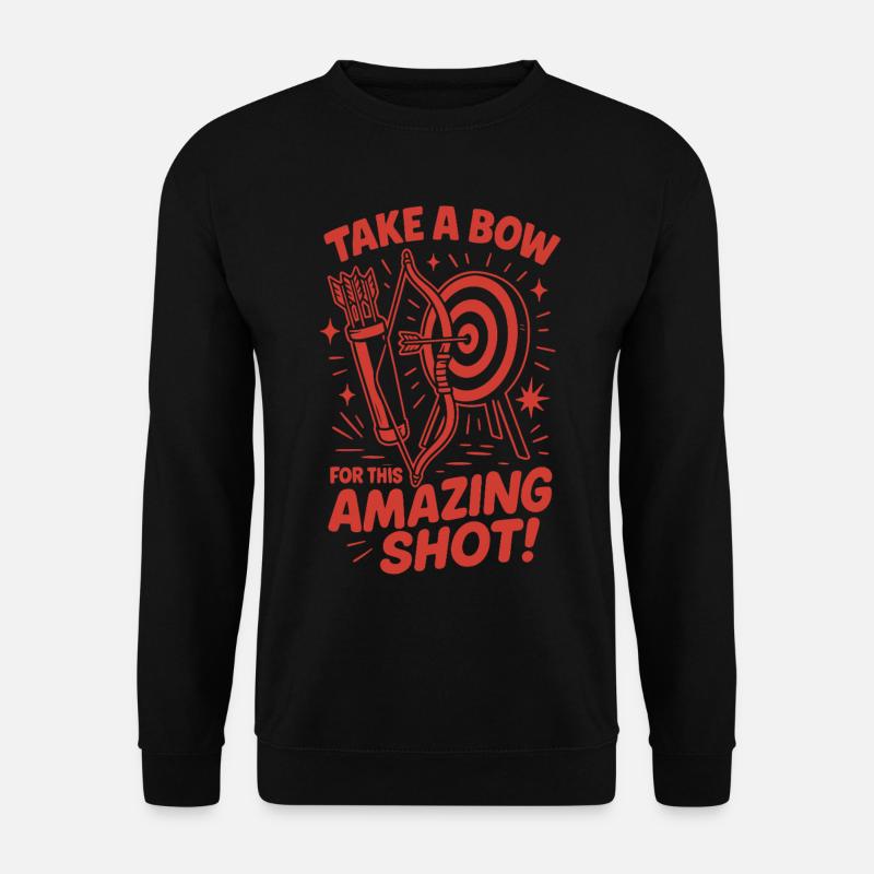 Inclinez-vous devant cet archer incroyable - Sweat-shirt Unisexe - noir