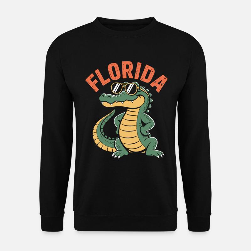 Florida Alligator - Unisex Pullover - Schwarz