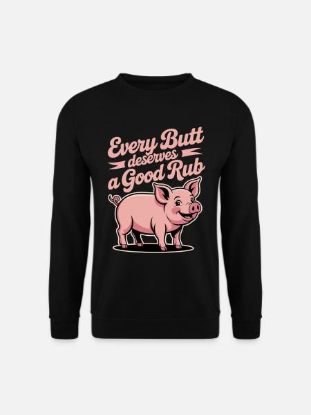BBQ Griller Grilling Saying Funny - Unisex Sweatshirt - black
