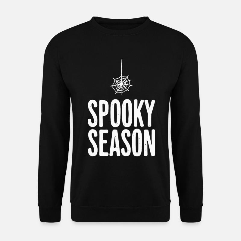 Spooky Season - Halloween Herbst Spruch - Unisex Pullover - Schwarz